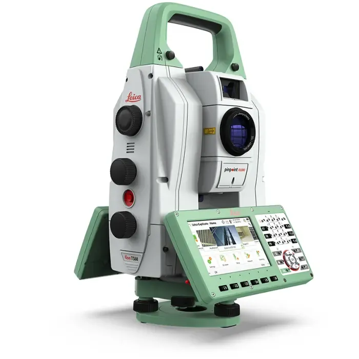 Leica Nova TS60 høypresisjons totalstasjon med Captivate-skjerm