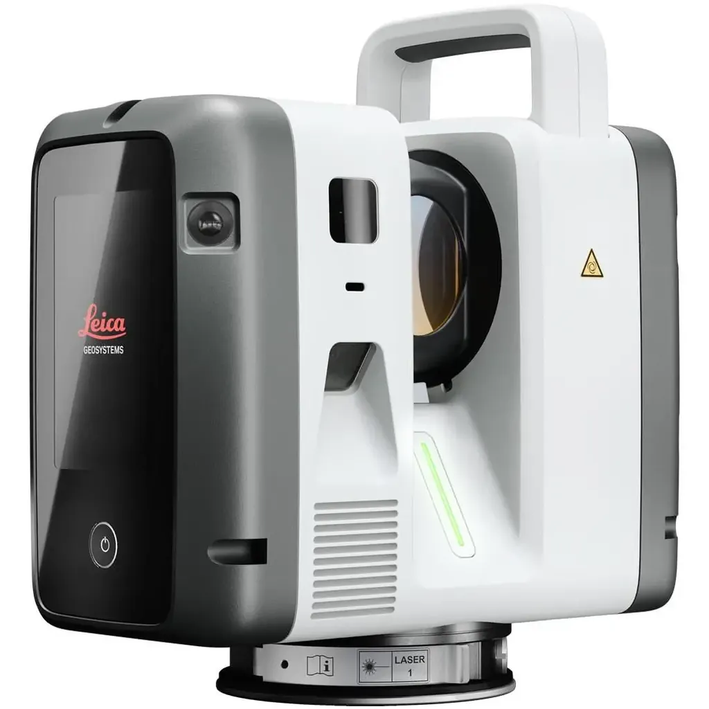 Leica RTC-serien laserskanner med håndtak og berøringsskjerm